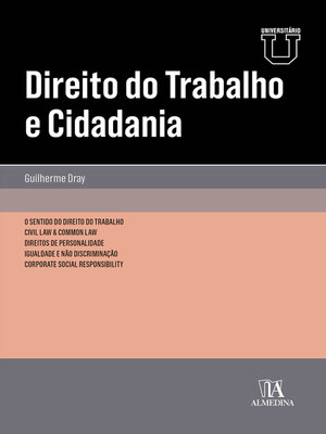 cover image of Direito do Trabalho e Cidadania--O Sentido do Direito do Trabalho